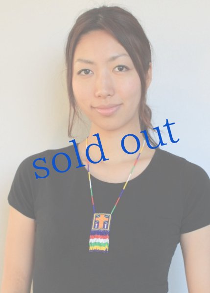 画像3: ウィチョルビーズのクロスネックレス (3)