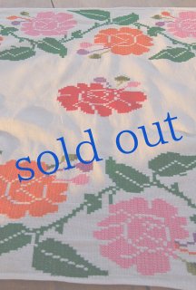 メキシコ オアハカhandmadeテーブルクロス＆クロス♡お値引です♡ メキシコオアハカ州の刺繍クロス‐中南米の手作りと輸入雑貨
