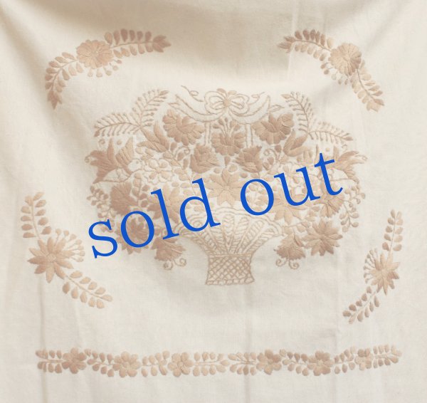 画像4: メキシコ刺繍定番ワンピース (4)