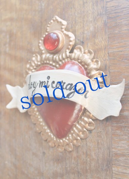 画像2: クラウンハートのブリキオーナメント (2)