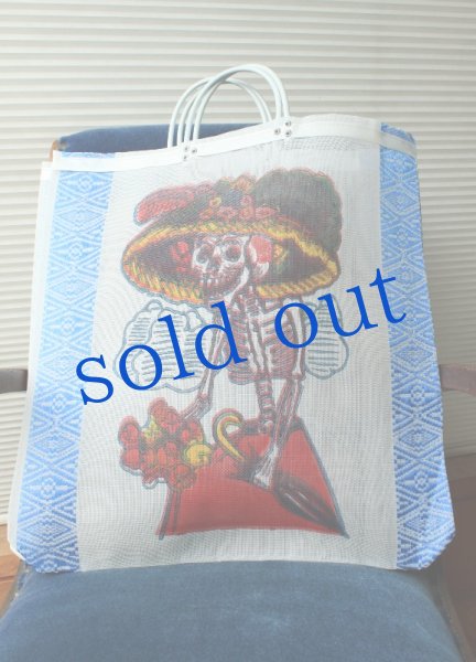 画像3: メキシコガイコツのビーチバッグ (3)