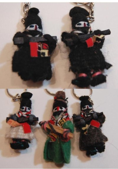 画像3: サパティスタの人形キーホルダー（手織り布）