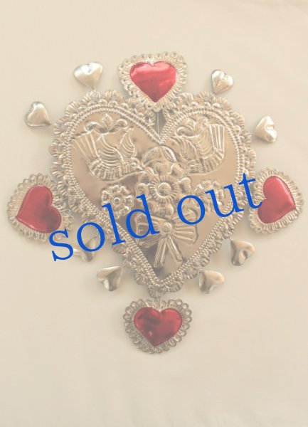 画像2: シルバーハートの壁掛け (2)