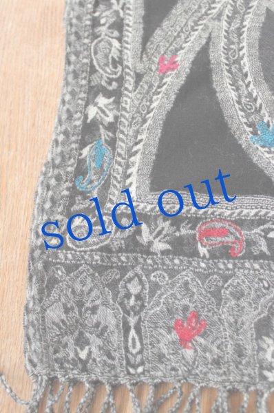 画像3: 軽いウールガーゼのジプシーストール (3)