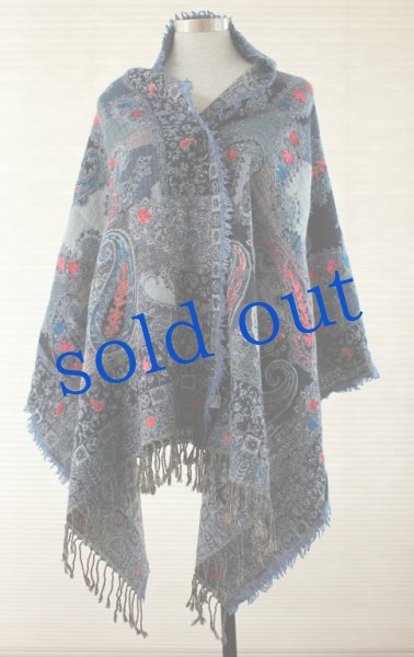 画像4: 軽いウールガーゼのジプシーストール (4)