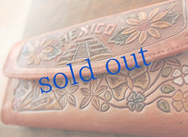 画像5: メキシカン革財布[MEXICOピラミッド] (5)