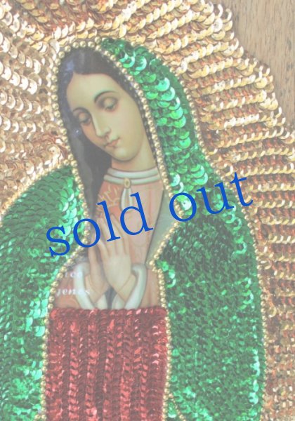 画像2: スパンコール「グアダルーペのマリア」 (2)