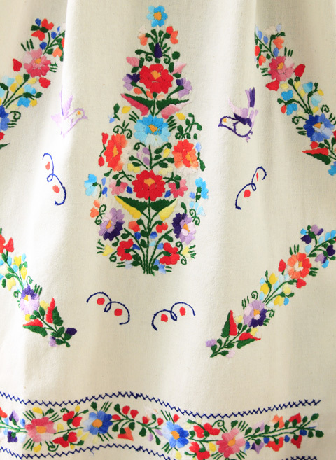 メキシコ刺繍の洋服ワンピース、チュニック、メキシカン刺繍